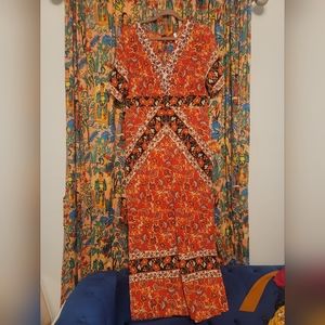 Xhilaration Floral Maxi Dress, Size XL